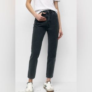 Pull&Bear black mom jeans, size 36